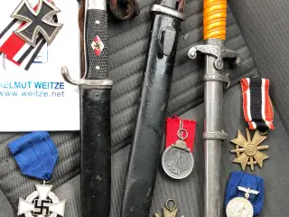 Militaria Købes/Vurderes: Blankvåben