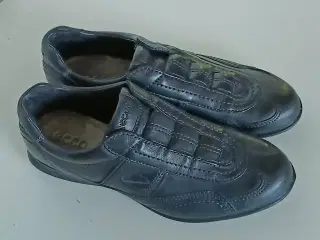 Ecco sort læder sko 38str
