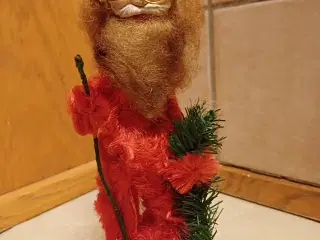 Gammel chenille julemand med briller