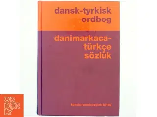 dansk-tyrkisk ordbog/danimarkaca-türkce szlük (bog)