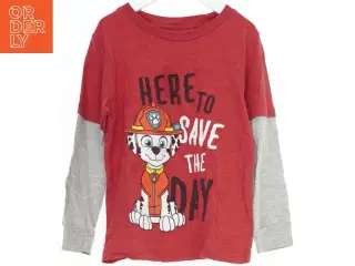 Børne langærmet T-shirt med Marshall fra Paw Patrol fra Paw Patrol (str. 110)