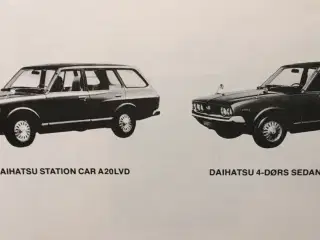 Daihatsu Charmant instruktions bog, velholdt