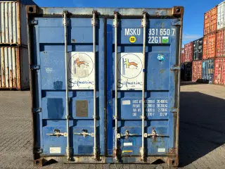Brugt 20 fods Isoleret Container- ID:MSKU 332650-7