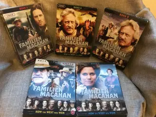 Familien Macahan Sæson 1 - 5 DVD TV-serier