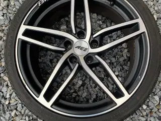 Alufælge med gode dæk
