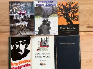 6 romaner, krimi og spænding m.m.