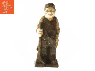 Træfigur af arbejder (str. 24,5 cm)