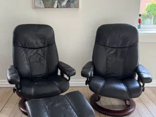 2 Stressless Consul m. fodskammel