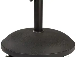 Aktive parasolfod med hjul - cement/stål, 50 × 34 × 50 cm