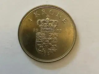 1 Krone 1963 Danmark