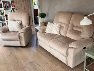 Sofa og lænestol 