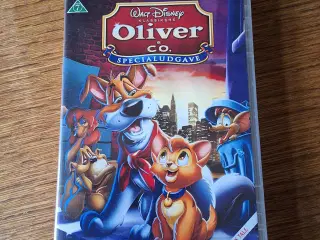 WALT DISNEY: OLIVER & CO.  DVD-tegnefilm. 