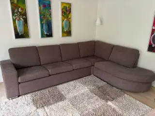 Hjørnesofa, stol og puf - Hjort Knudsen/ DK Design