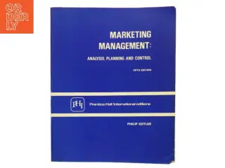 Marketing Management: Analysis, Planning and Control af Philip Kotler (Bog)