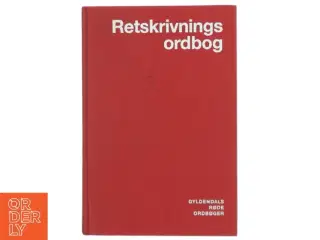 Gyldendals Røde Ordbøger - Retskrivningsordbog fra Gyldendal
