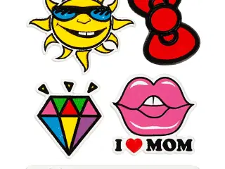 Soft Stickers, I Love Mom, ark 12,2x17,75 cm, 1 ark