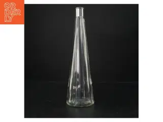 Glasvase med metallåg fra Rosendahl (str. 34 cm)