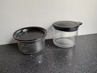 Flødekande og sukkerskål - Tupperware
