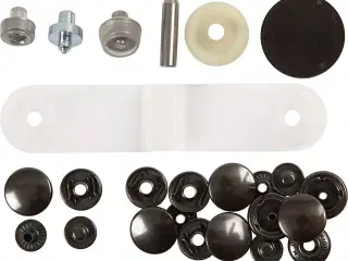 Prym Trykknapper Startsæt 15 mm - 10 stk. inkl. værktøj