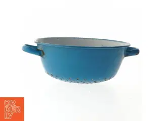 Blå emaljeret si (str. Ø. 19 cm)