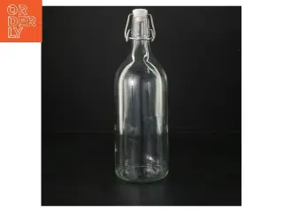 Glasflaske med patentlåg fra IKEA (str. 28 cm)
