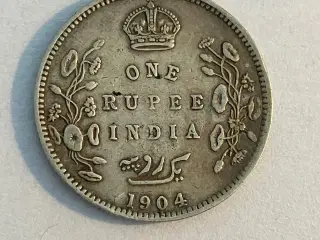 One Rupee India 1904