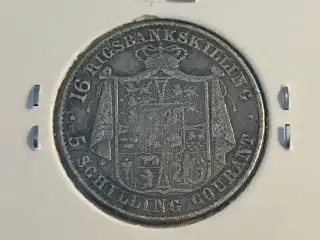 16 skilling 1842 Denmark