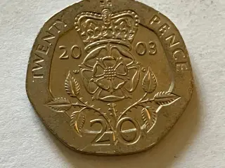 20 Pence England 2003
