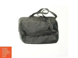 Sort computertaske med tilbehørspung fra Piquadro (str. 44x32 cm)