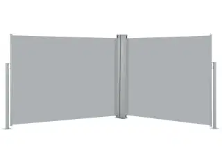 Sammenrullelig sidemarkise 140 x 1000 cm antracitgrå