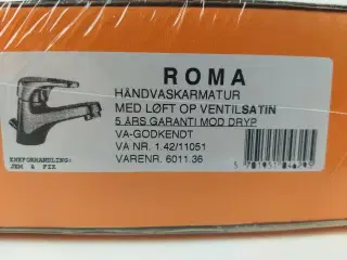 Ny Roma håndvaskarmatur