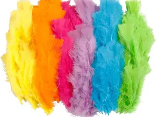 Dun, L: 11-17 cm, ass. farver, 144bdt./ 1 pk.