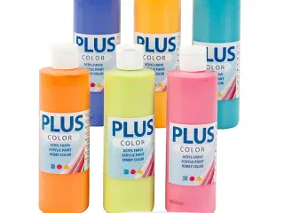 Plus Color Hobbymaling, 6x250ml/ 1 pk.