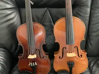 2 antikke fine violiner.