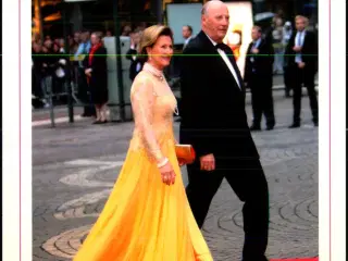 Kong Harald og Dronning Sonja - dkroyalpress u/n - 12x17 cm. - Ubrugt