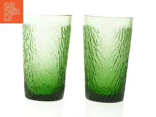 Grønne drikkeglas (str. 2 stykker. 13 cm)