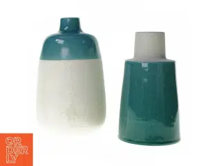 2 x vaser fra Hübsch (str. 22 og 20 cm)