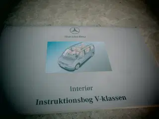 Instruktions bog  Mercedes  V-Klasse