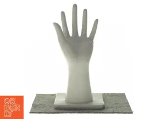 Dekorativ hånd til decoration eller smykker (str. 12 x 12 x 25cm)