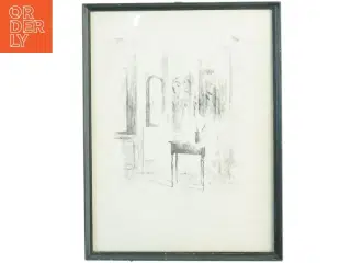Pia Schutzmann litografi (str. 42 x 32 cm)