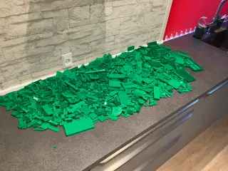 Grønbe lego klodser