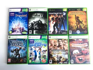 Blandede Xbox 360 spil - se priserne i beskrivelse