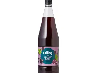 Solbærsaft både med og uden sukker SPOTPRIS!