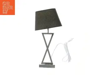 Bordlampe med sort skærm (str. 46 cm)