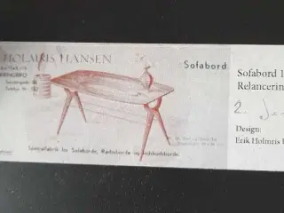 Sofabord dansk design