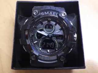 SMAEL 8079 Vandtæt analogt digitalt ur til mænd