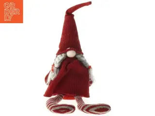Juledekoration nissefigur i stof (str. 28 cm)