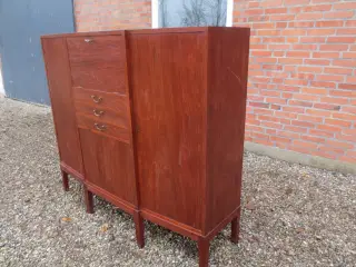 1 stk Teaktræs skænk med metal greb 
