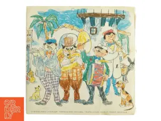 Folk og røvere i Kardemomme By Plade (str. 18 x 18 cm)