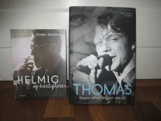 2 Skønne THOMAS HELMIG Bøger. BYD.